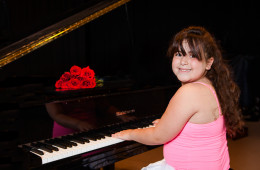 Piano and Violin Recital Portraits | Mahomet, IL Portrait Photographer